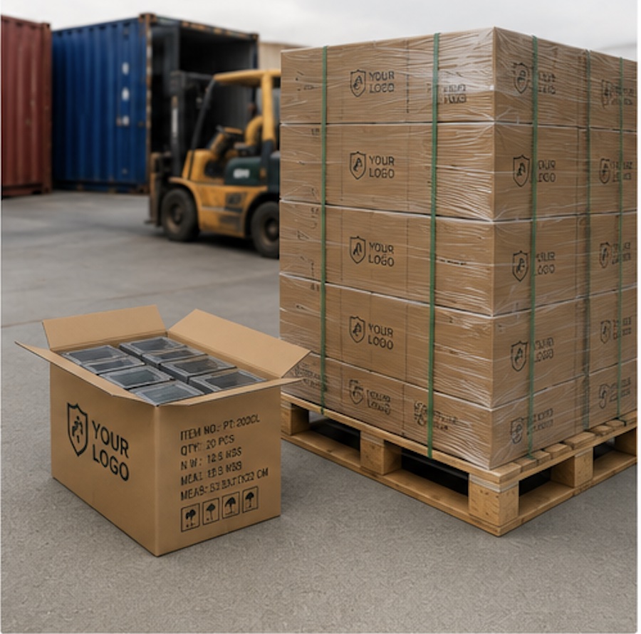 Service Solutions de cartons export pour produits de lutte antiparasitaire